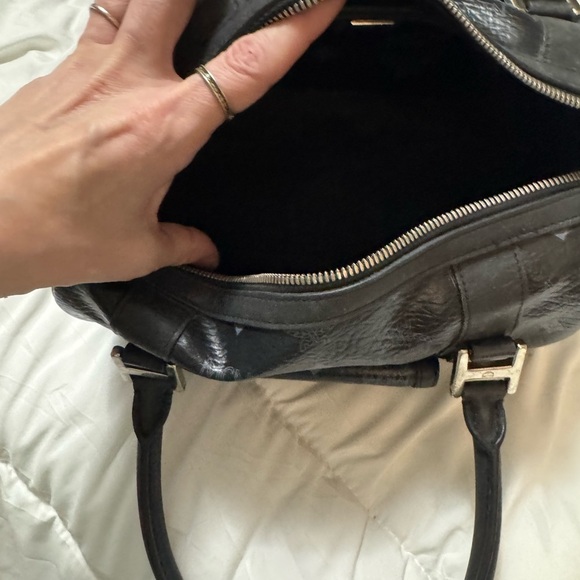 MCM bag with blue black and gold hardware - Picture 3 of 11